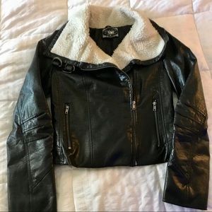 YMI FAUX LEATHER JACKET SIZE XS